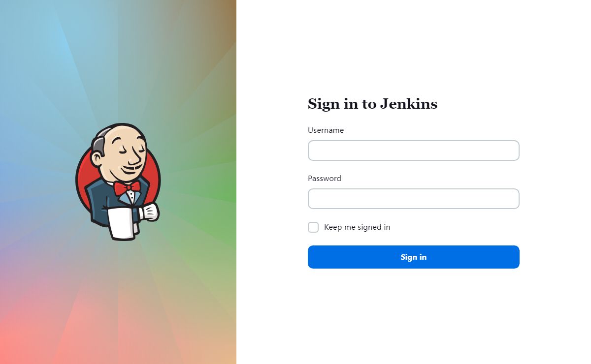 Sign in [Jenkins]