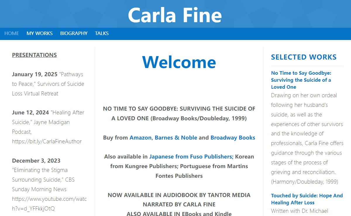 Carla Fine - Welcome