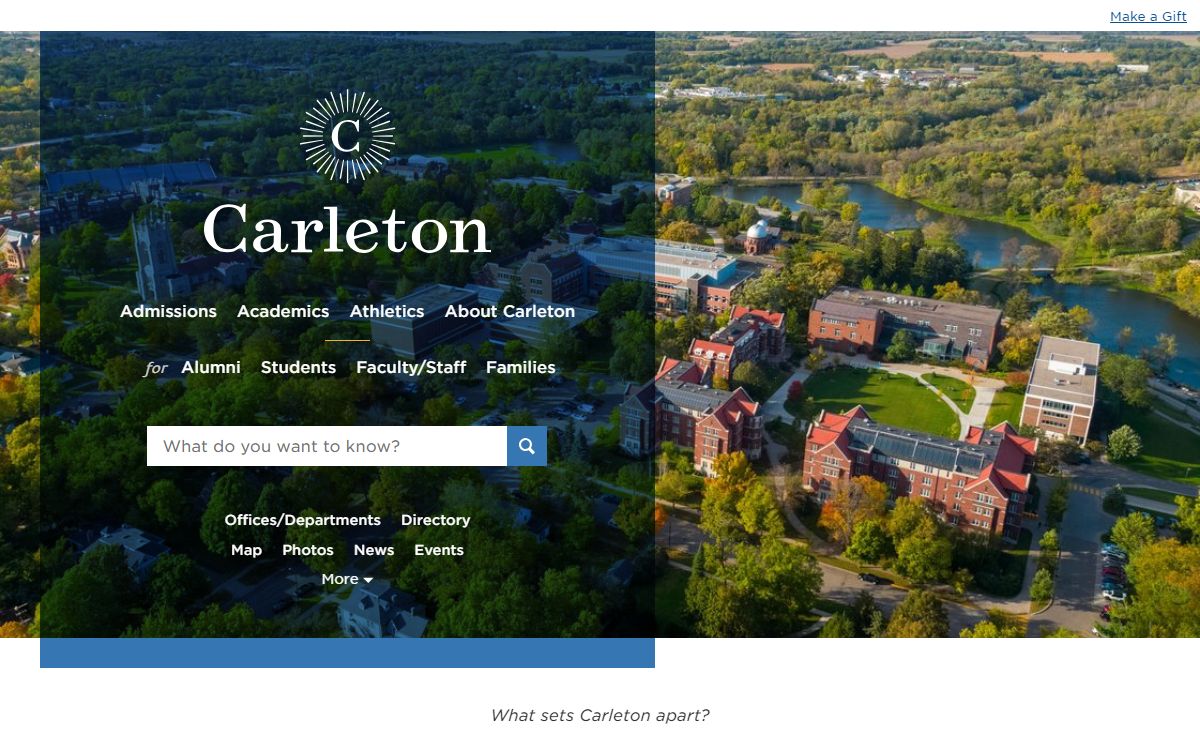 Carleton College: A Leading Liberal Arts College in Northfield, Minnesota
