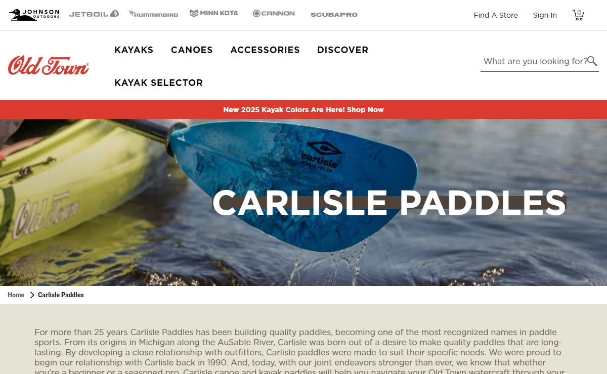 Carlisle Paddles - Old Town