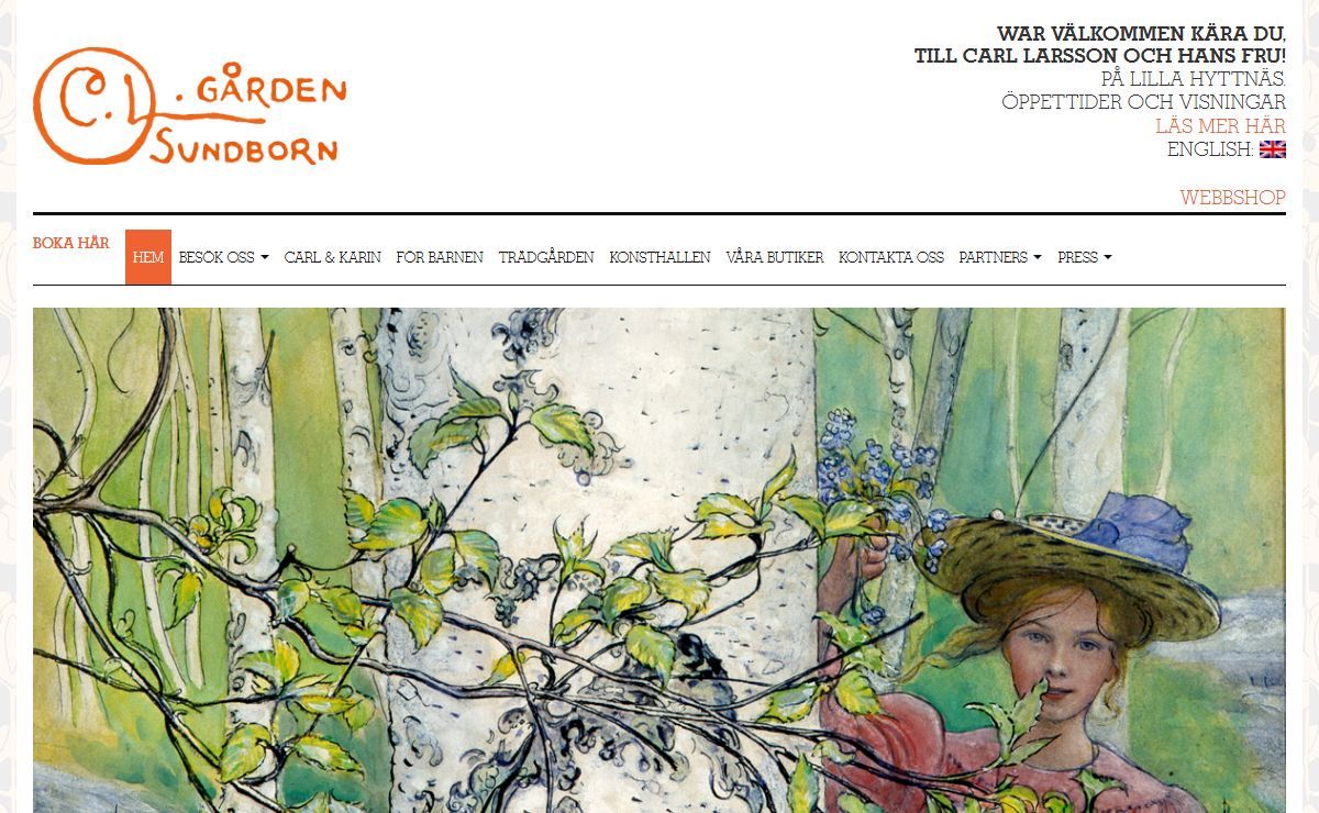 Carl Larsson-gården – War välkommen kära du, till Carl Larsson och hans fru!