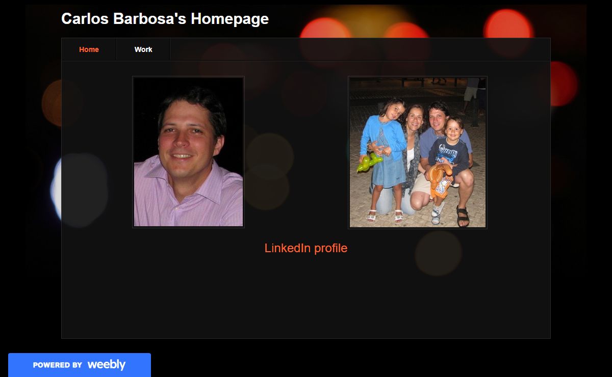 Carlos Barbosa's Homepage - Home