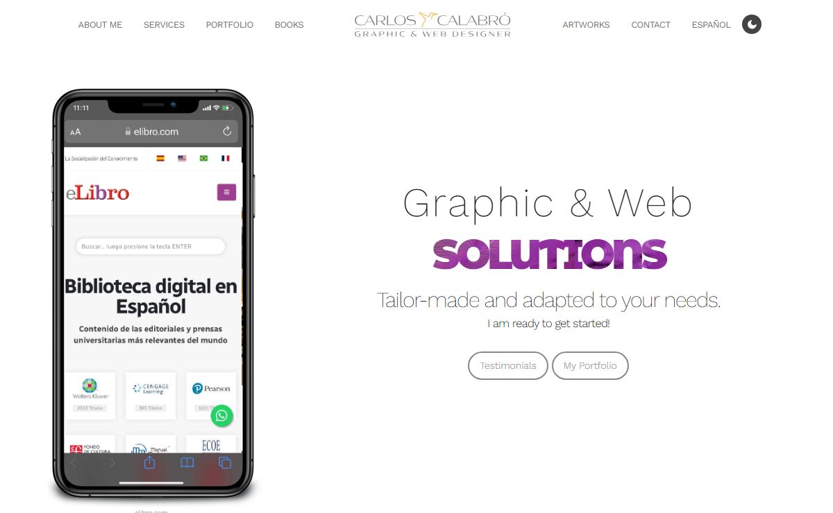 Carlos Calabro, Graphic and Web Designer