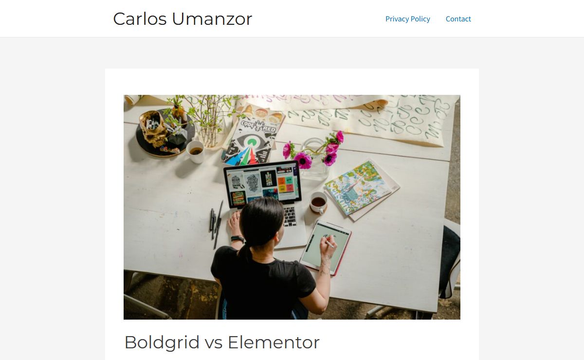 Carlos Umanzor - We review website builders for you