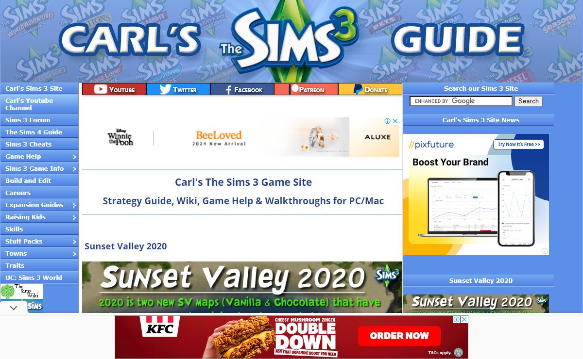Carl's The Sims 3 Site: Game Help, Wiki, Guide, & Walkthrough