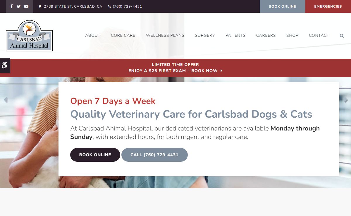 Veterinary Clinic in Carlsbad - Carlsbad Animal Hospital