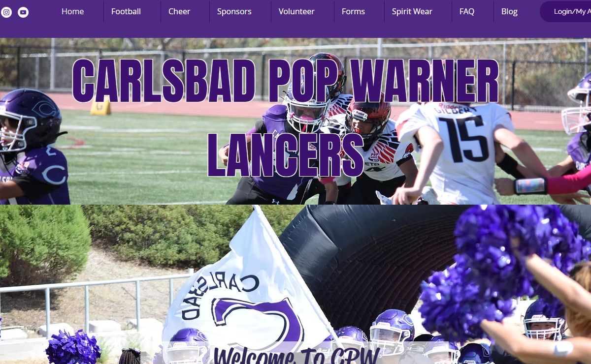 Carlsbad Pop Warner Home Page