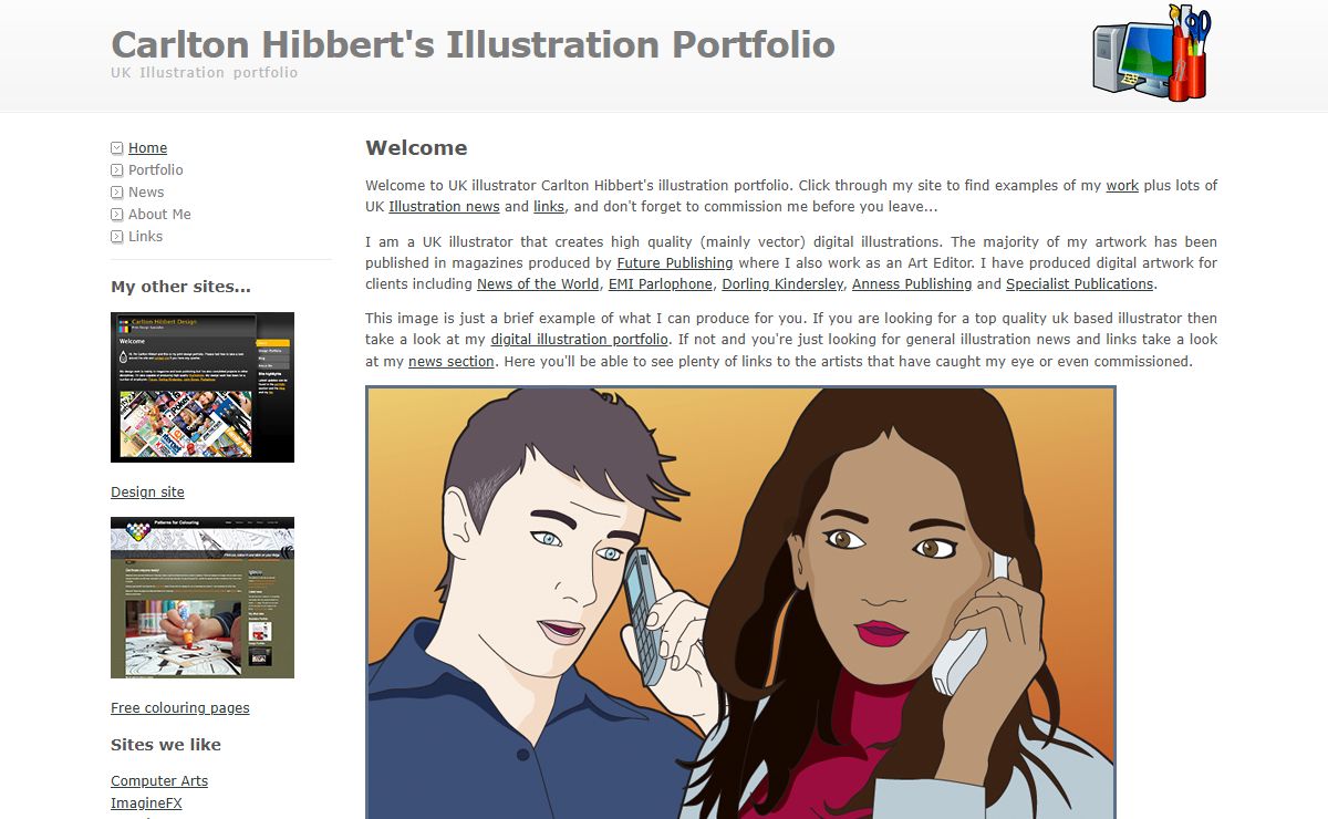 UK Illustrator Carlton Hibbert's Illustration Portfolio