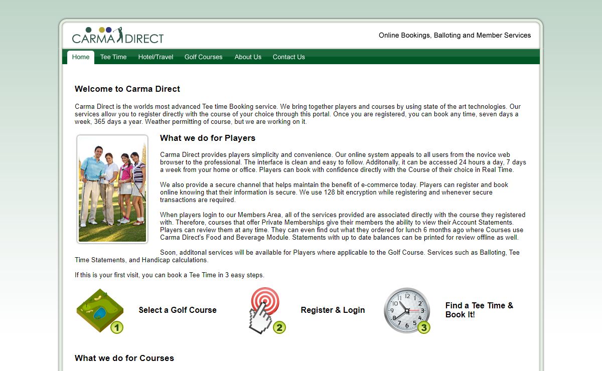 Carma Direct - Carma Golf Systems - carmagolfsystems.com