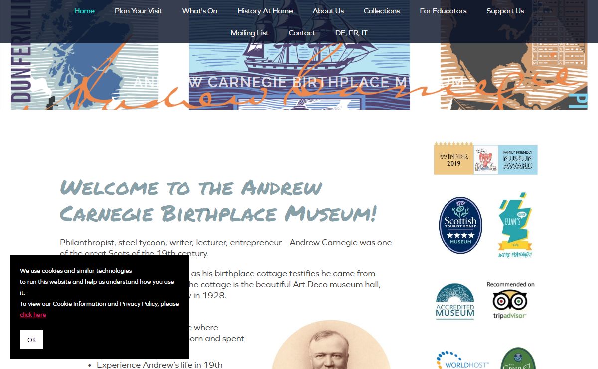 Andrew Carnegie Birthplace Museum