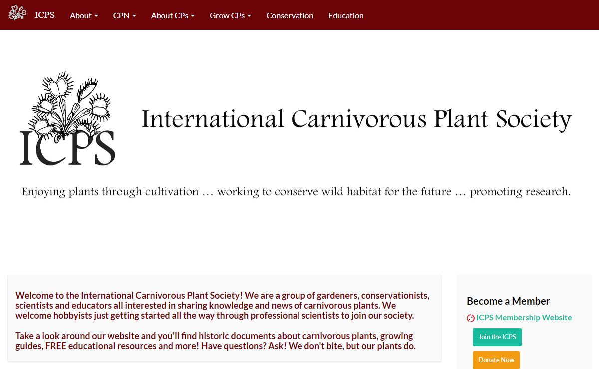 International Carnivorous Plant Society | ICPS