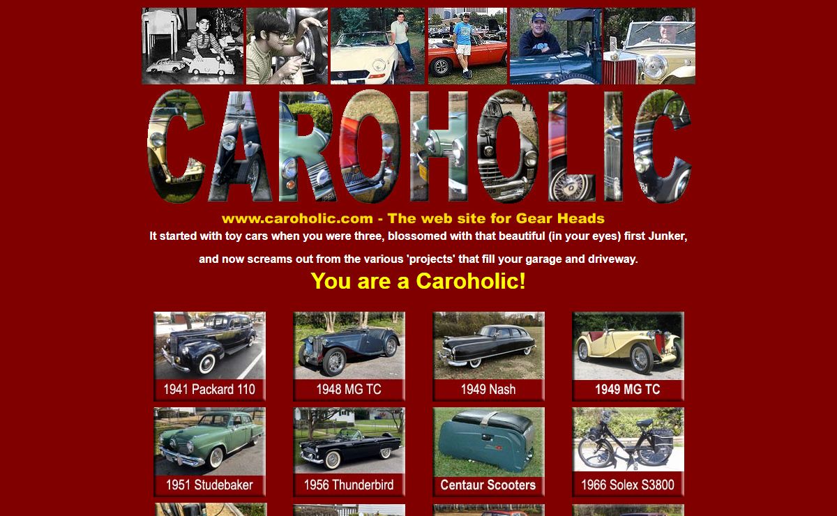 Caroholic.com - the web site for gear heads