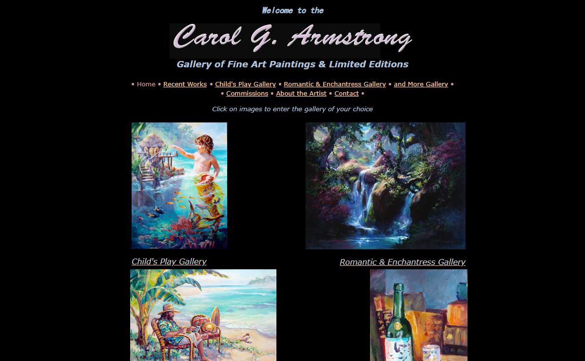 Carol Armstrong Home Page