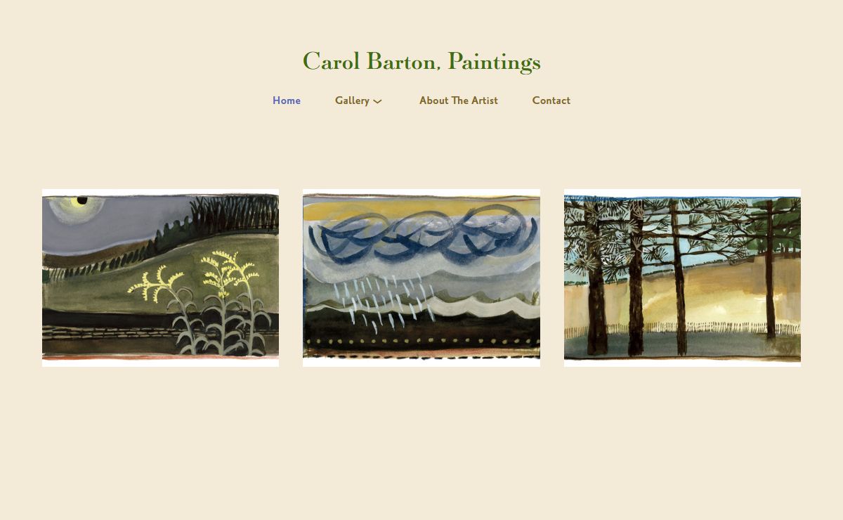 Carol Barton, Paintings