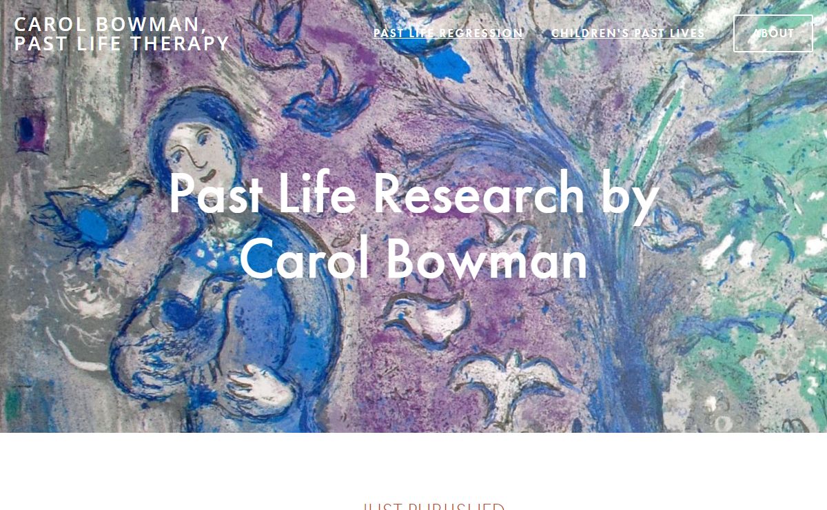 Carol Bowman, Past Life Therapy