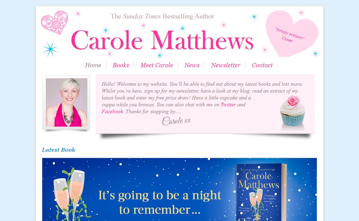 Sunday Times Bestselling Author of funny romantic fiction