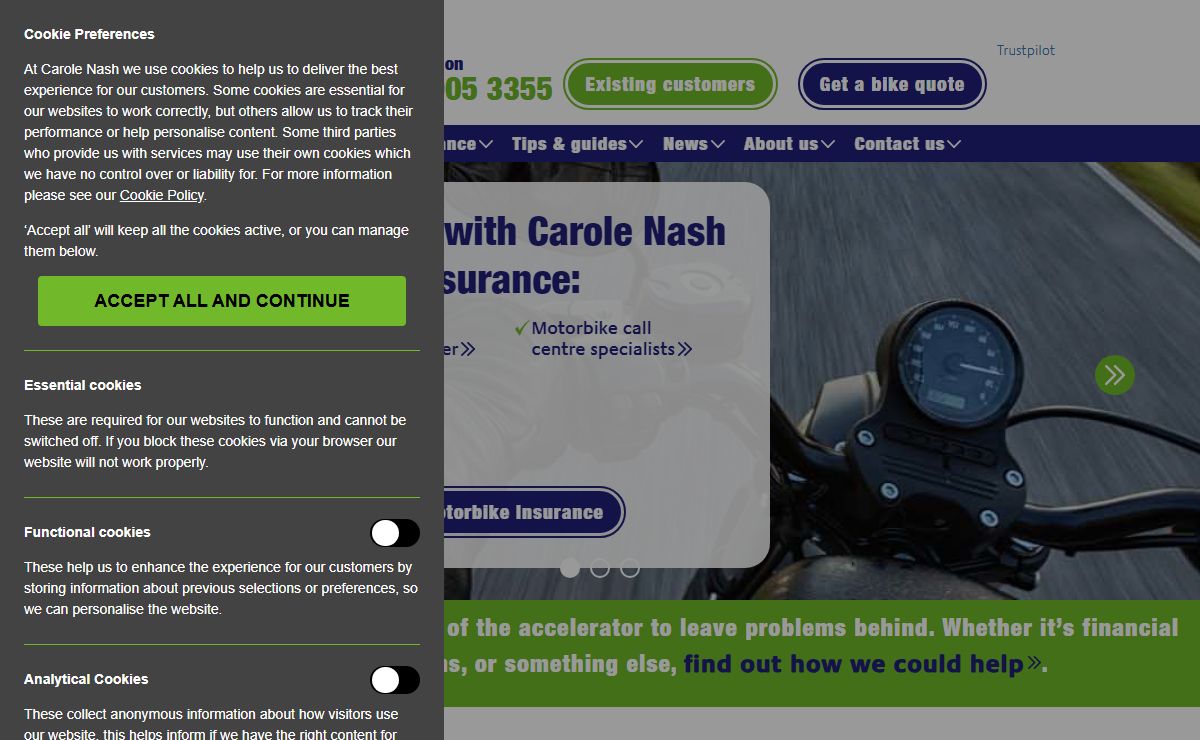 Carole Nash | Motorcycle & Classic Car Insurance Specialists
