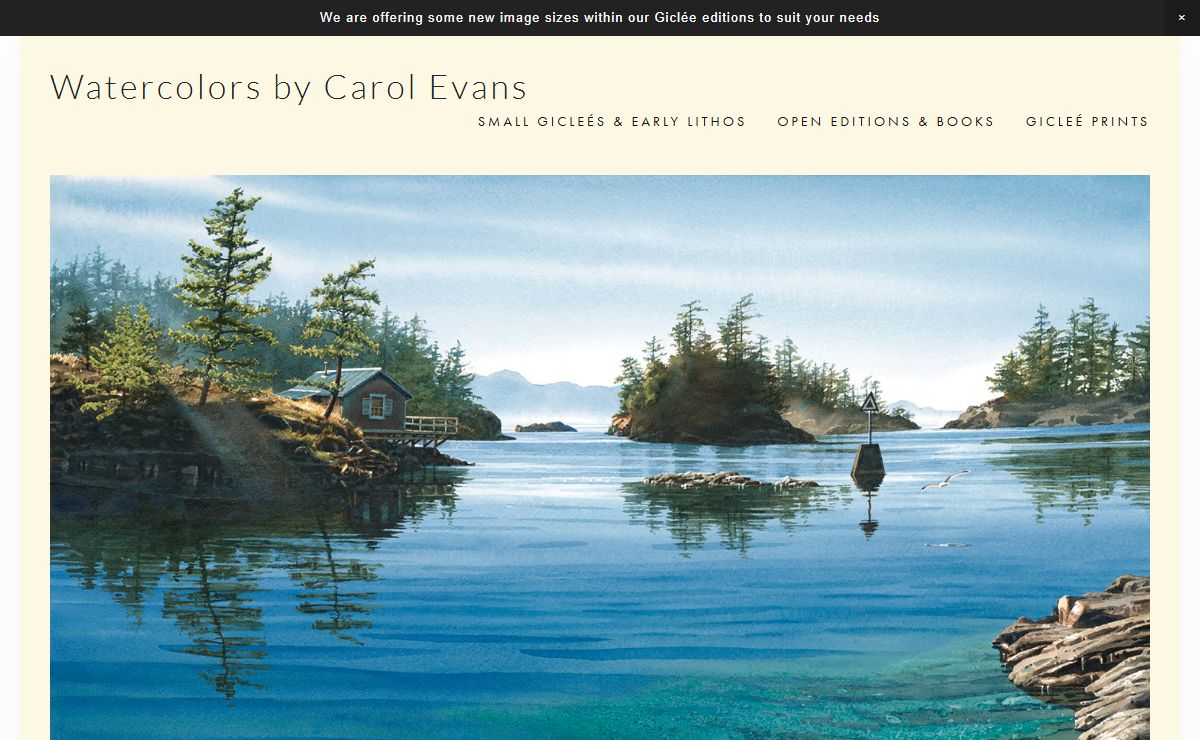 Watercolors by Carol Evans