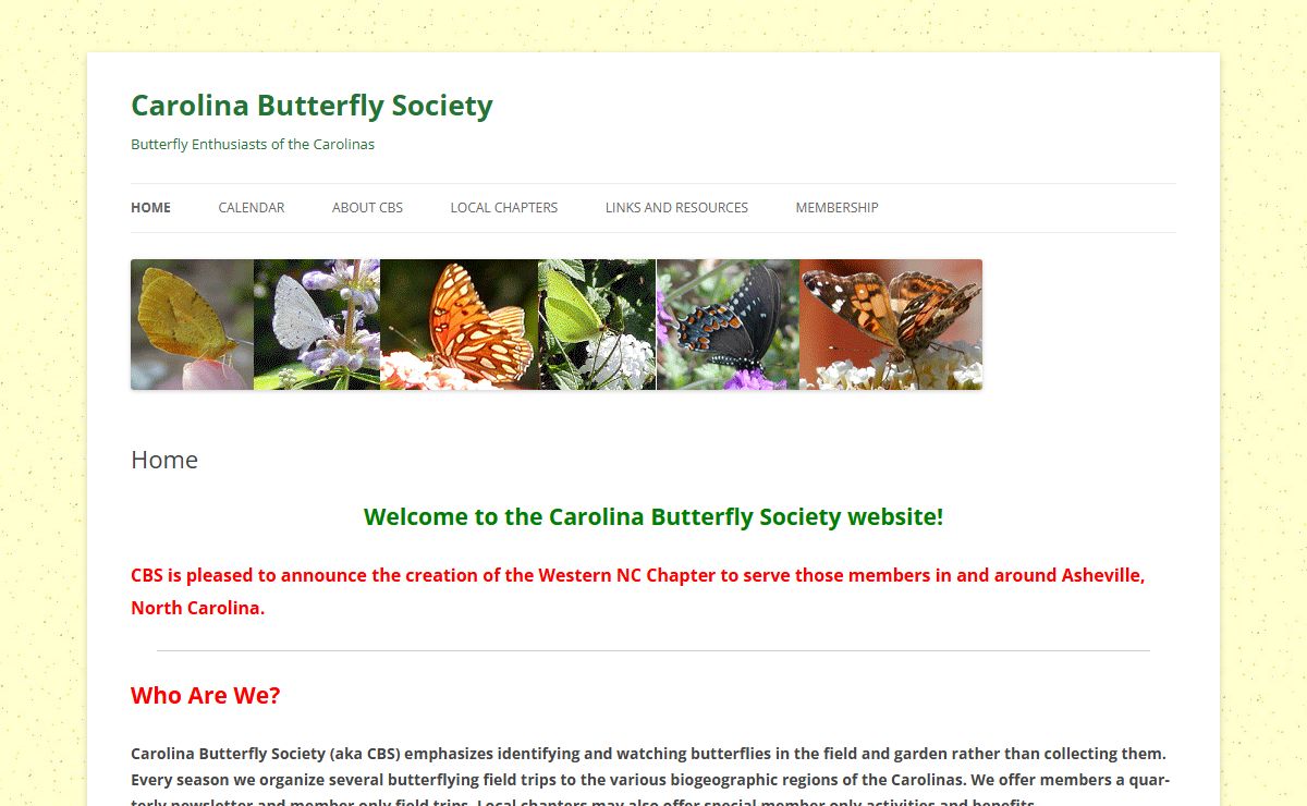 Carolina Butterfly Society | Butterfly Enthusiasts of the Carolinas
