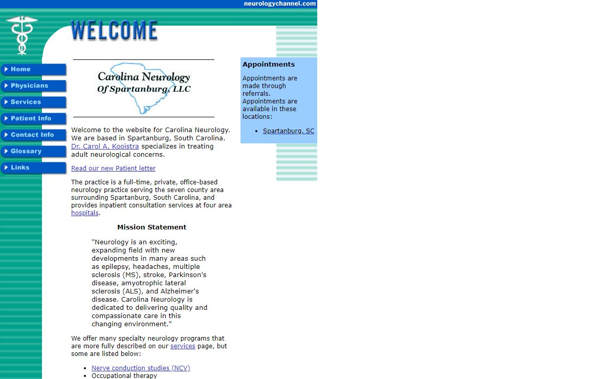 Carolina Neurology - Spartanburg, South Carolina - Neurologists - Welcome