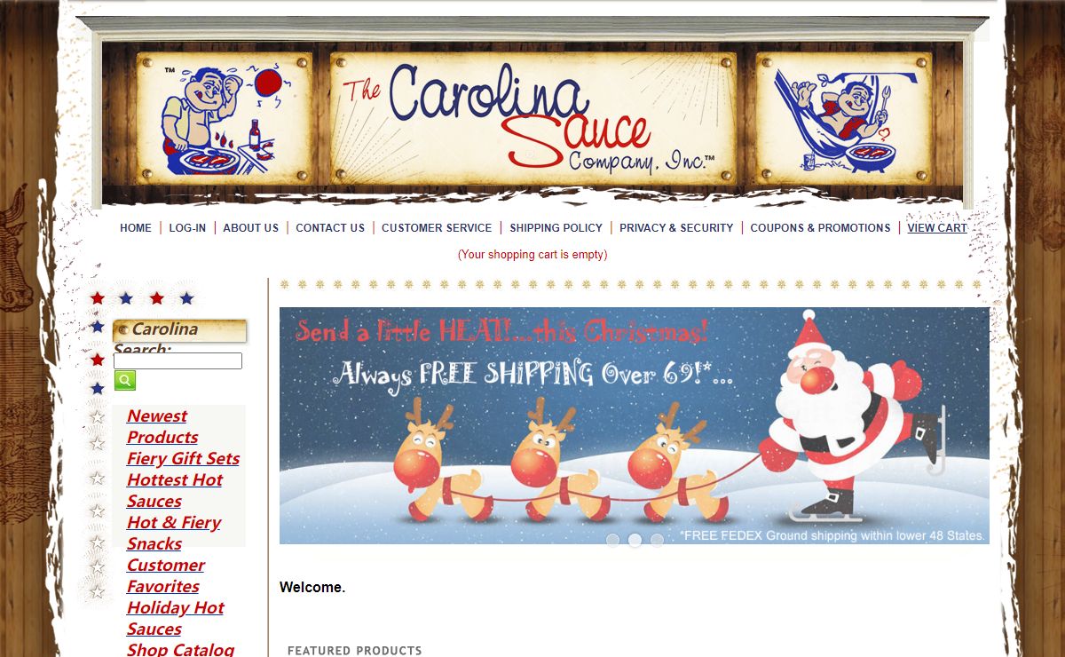 Carolina Sauces - Hot Sauces, BBQ Sauces and Fiery Foods from Carolina's!