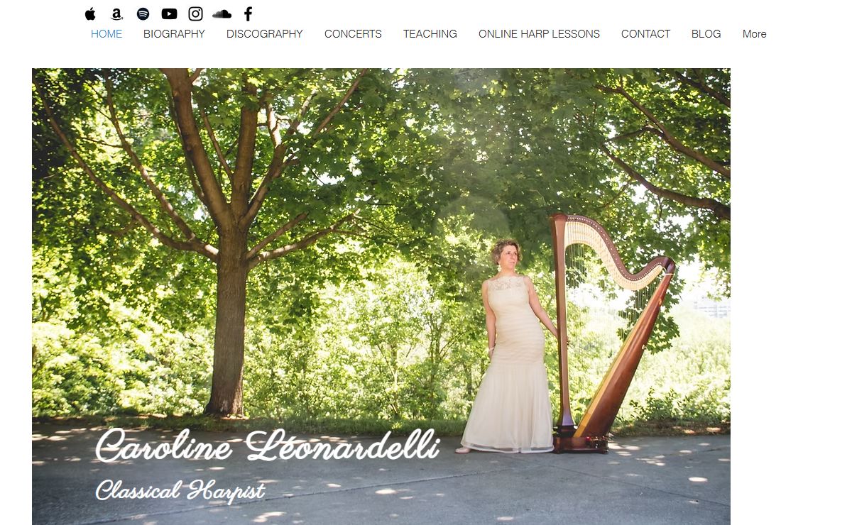 Harpist | Caroline Leonardelli | Performing & Teaching