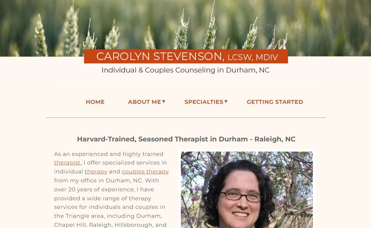 Harvard-Trained Therapist | 20 yrs experience | Durham, NC & across NC