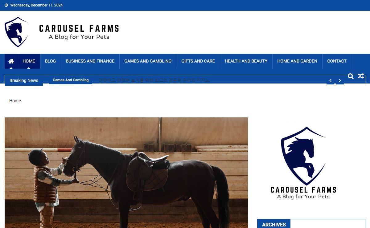 Home - CAROUSEL FARMS