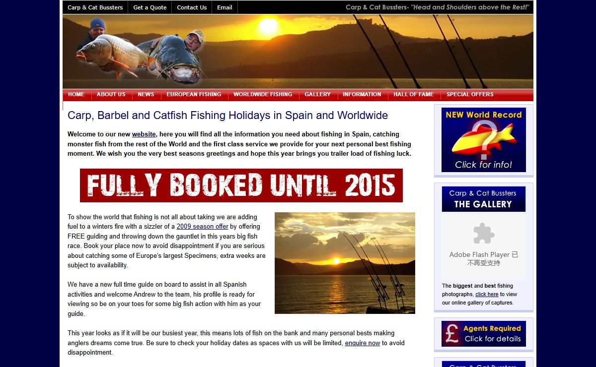 Carp, Barbel and Catfish Fishing Holidays in Spain and Worldwide