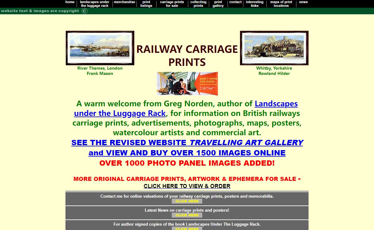carriage prints, railway posters, CARRIAGE PRINTS, RAILWAY POSTERS