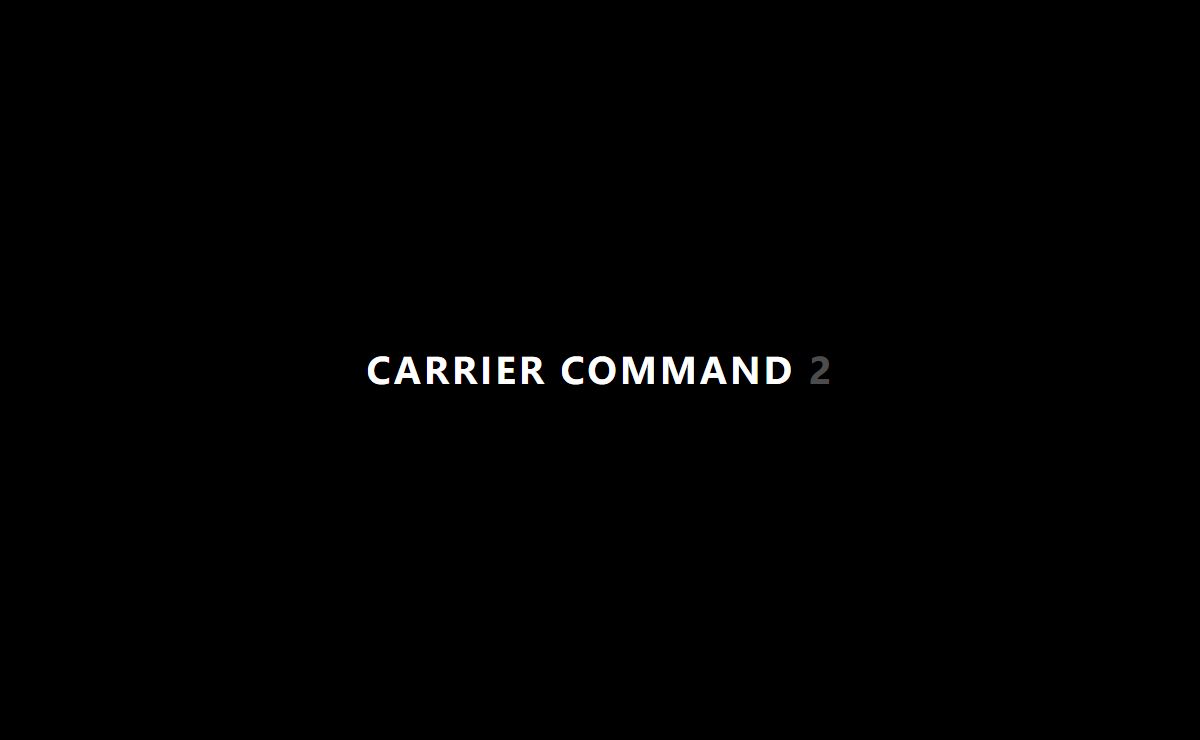 CARRIER COMMAND 2 - futuristic carrier real-time strategy and simulation