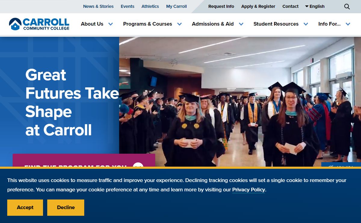 Carroll Community College | Our Community’s First Choice for Learning