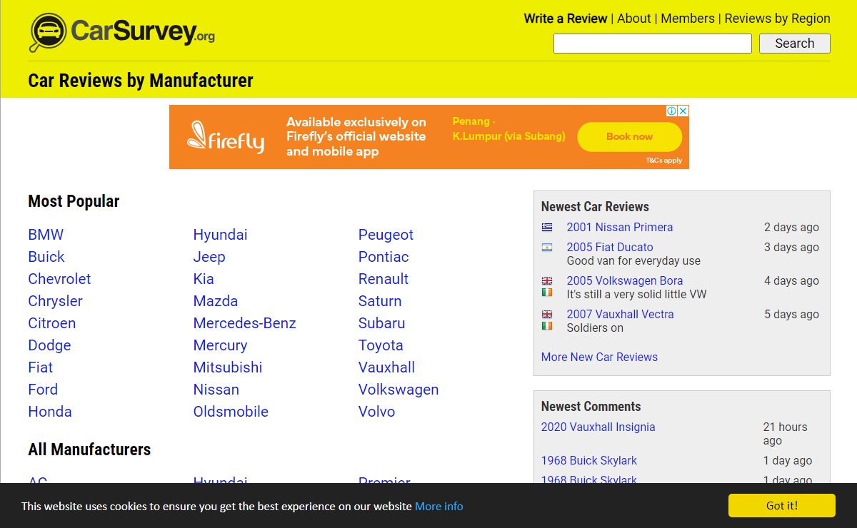 Carsurvey.org - Car Reviews