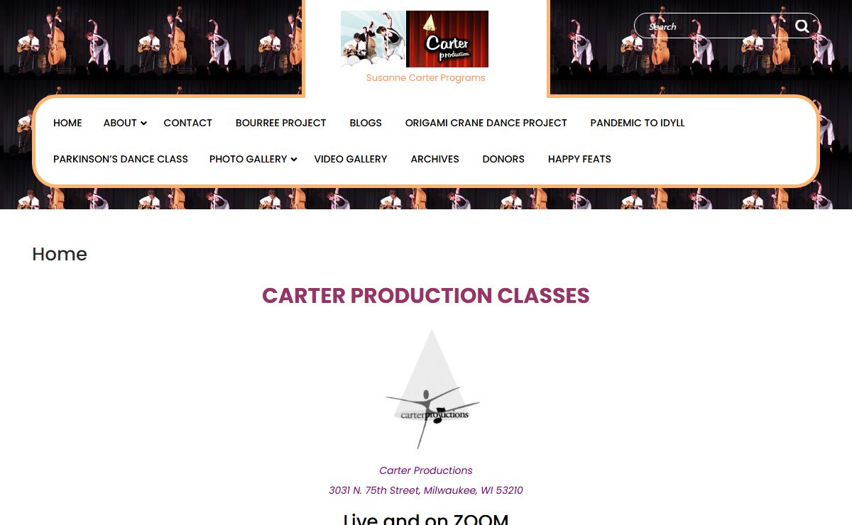 Carter Productions – Susanne Carter Programs