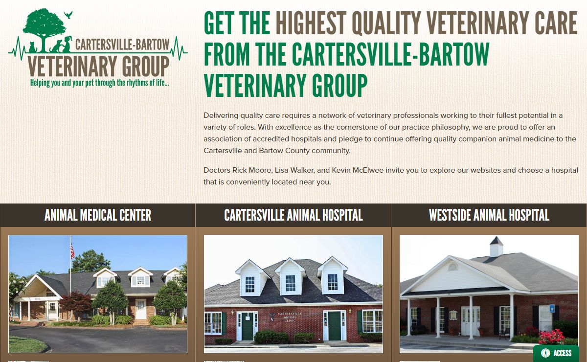 Locations | Cartersville Veterinarian | Cartersville-Bartow Veterinary Group, Cartersville GA