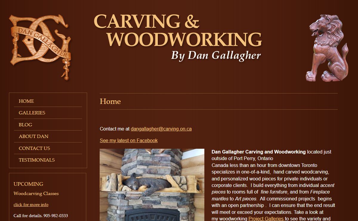 Dan Gallagher Carving & Woodworking | Dan Gallagher