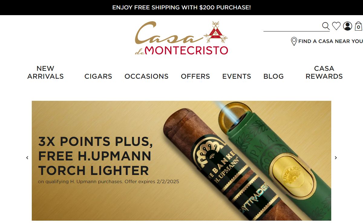 Cigar Shop & Lounge | Casa de Montecristo