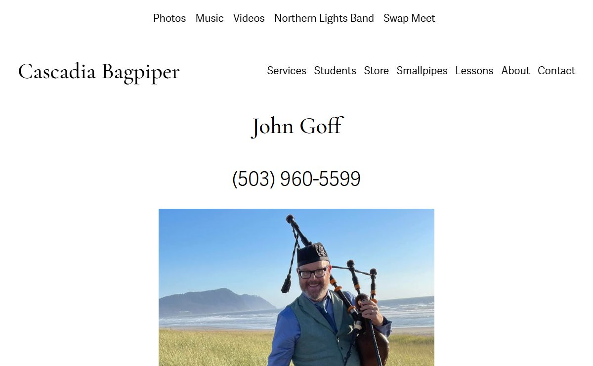Portland Cascadia Bagpiper