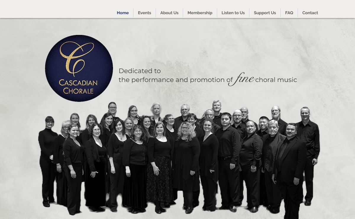 Mixed-voice Chamber Choir | Cascadian Chorale | Bellevue