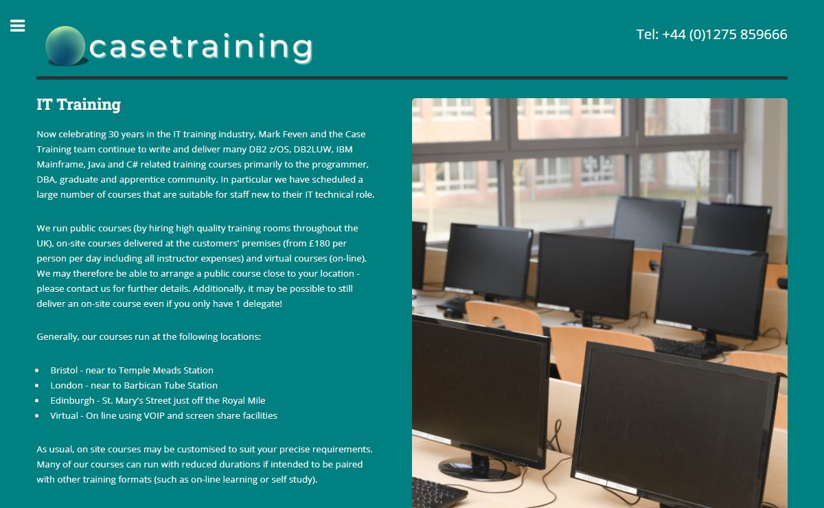 IT Training in the UK and Ireland - Case Training