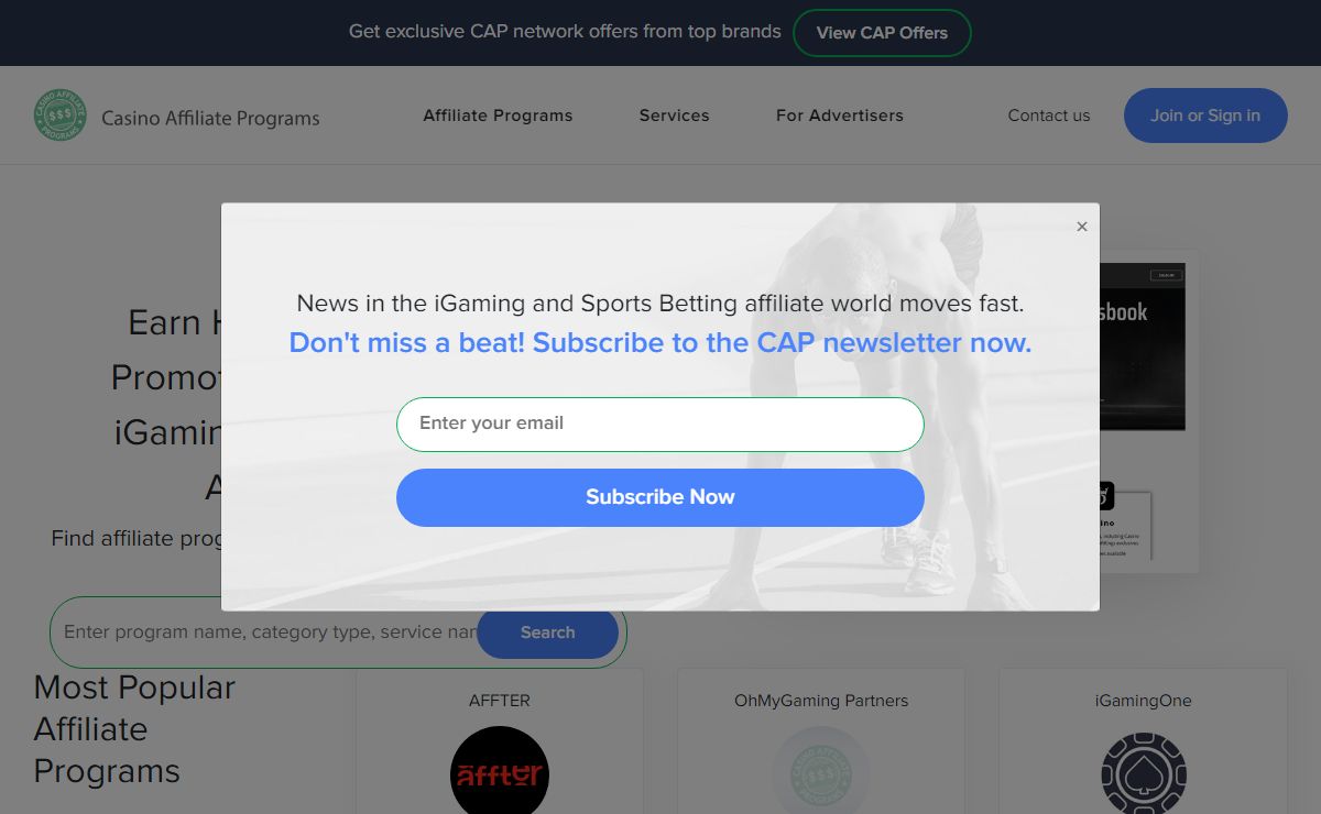 iGaming & Online Casino Affiliate Programs | CAP