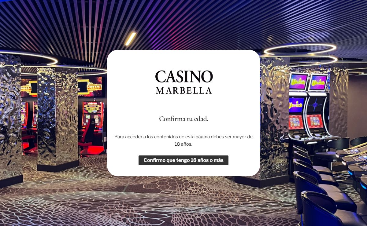 Age Verification - Casino Marbella