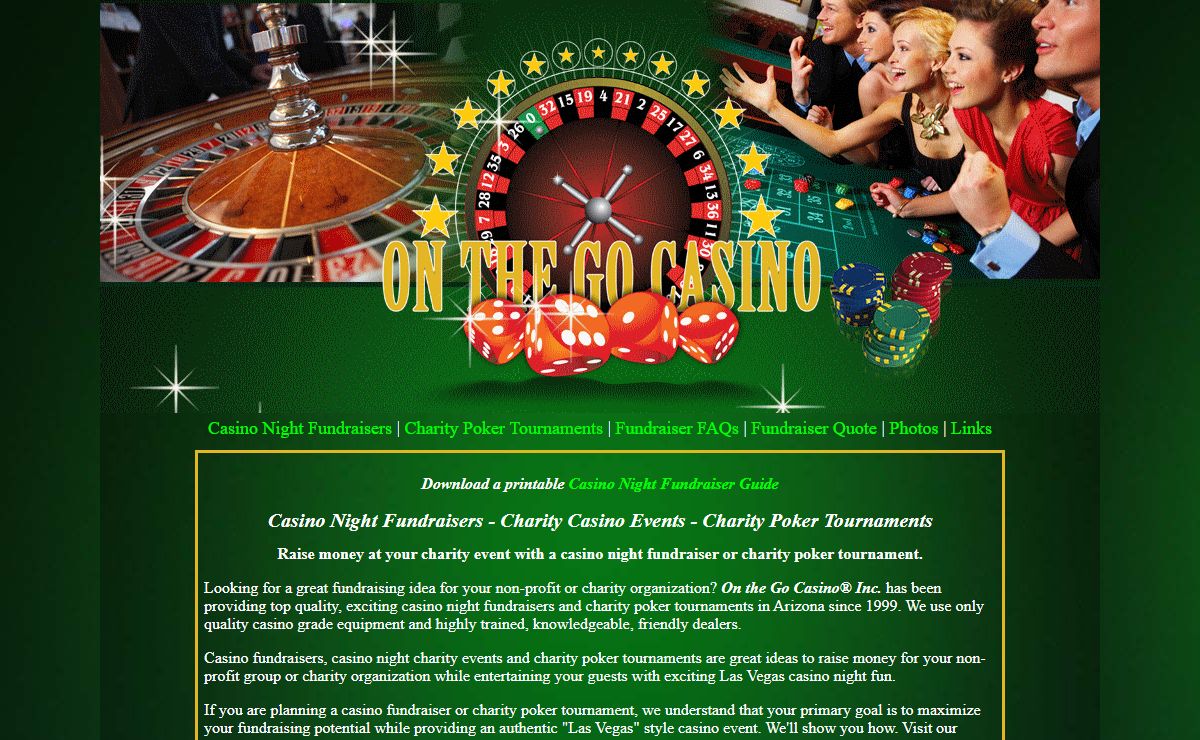 Fundraising Ideas | Casino Fundraiser | Fundraiser Ideas | Casino Night Fundraisers - Arizona