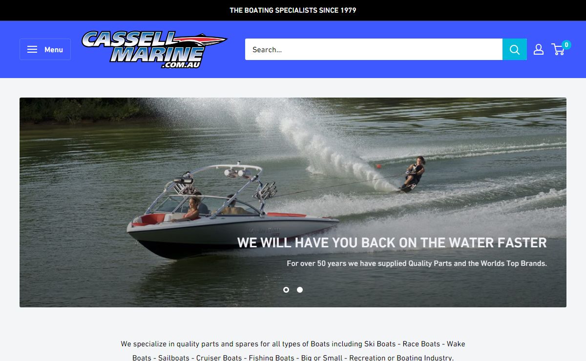 Cassell Marine -The Boating Specialists since 1971