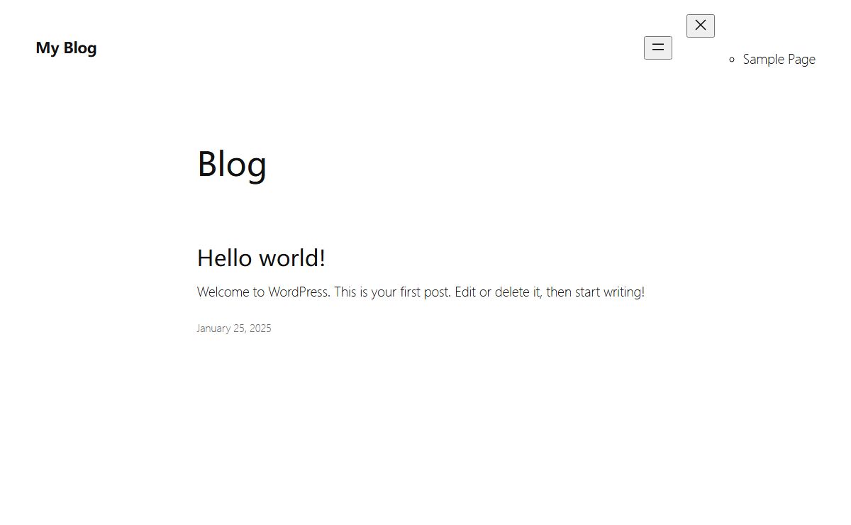 My Blog – My WordPress Blog