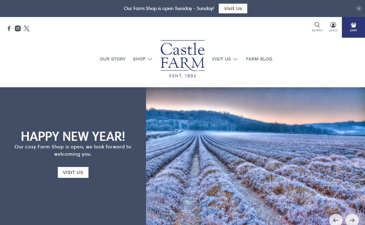 Castle Farm - Lavender Farm Kent - Castle Farm Shop