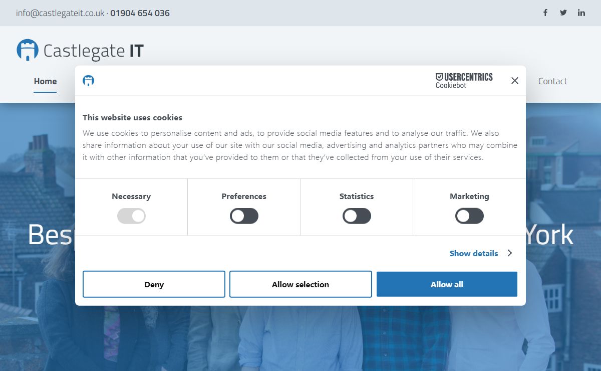 Web Development York | York Web Design | Castlegate IT