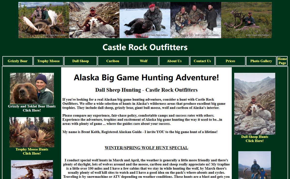 Dall Sheep Hunting | Castle Rock Outfitters Alaska