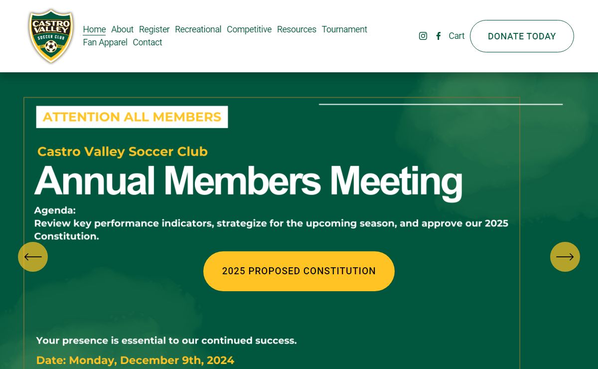 Castro Valley Soccer Club