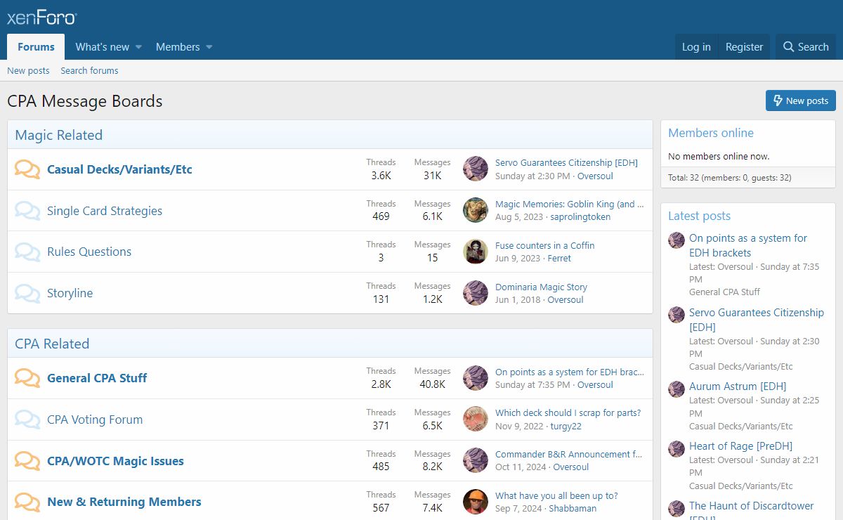 CPA Message Boards